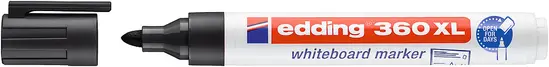 Маркер за бяла дъска Edding E-360XL презареждащ черен