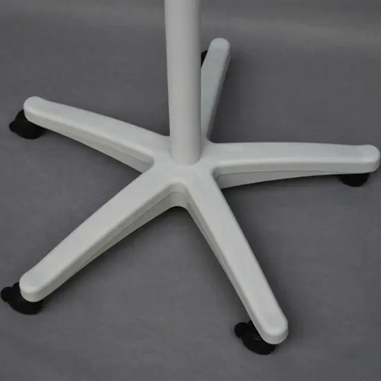 Стойка за дъска 45х60 до 90х120- петлъчева основа на колелца