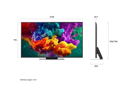 Телевизор LG 55QNED86B3B, 55" 4K QNED MiniLED Smart TV, 3840x2160, 120Hz Native (VRR 144Hz), DVB-T2/C/S2, Alpha 7 AI Processor, HDR10 / HLG, Dolby Vision, webOS 26 ThinQ, VRR / ALLM / HGiG, 4K Super Upscaling, WiFi 5, Bluetooth 5.3, AirPlay 2, LAN, CI, HD