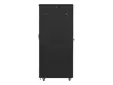 Комуникационен шкаф Lanberg rack cabinet 19' free-standing 42U800x1000 (flat pack) with mesh door black