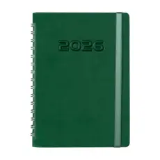 Календар - бележник СПИРАЛА ЛУКС A5 зелен