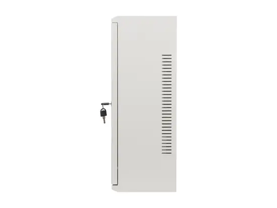 Комуникационен шкаф Lanberg rack cabinet 19' wall-mount 6U+3u540x200 low-profile grey (assembled)