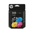 Консуматив HP 308 Black/Tri-Color Original Ink Cartridge Combo 2-Pack