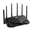 Рутер Asus Gaming Wireless TUF Router AX6000, Dual-Band, Quad-Core 2.0GHz CPU, 256MB512MB FlashRAM, 2.5G dual-port, AiProtection Pro, Adaptive QoS, VPN Fusion, IPTV, OFDMA, MU-MIMO, Beamforming, Link Aggregation, Port forwarding, AiM, Black