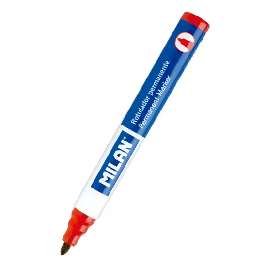 Перманентен маркер Milan червен