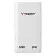 Зарядно устройство Verbatim Fold 'n' Go GaN Charger 65W EU plug White