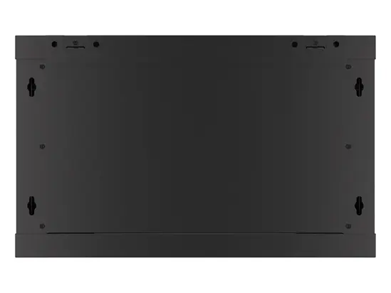 Комуникационен шкаф Lanberg rack cabinet 19' wall-mount 6U600x600 for self-assembly with metal door black (flat pack)