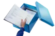 Кутия архивна Leitz Click & Store синя