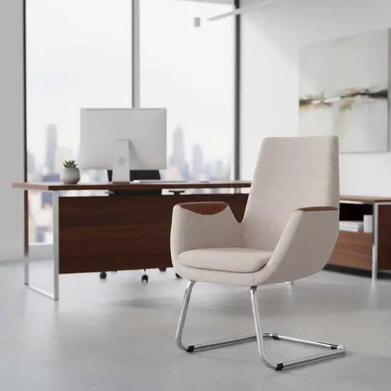 Посетителски стол ИГНАЖДЕН BAL 0413 - снимка в стая