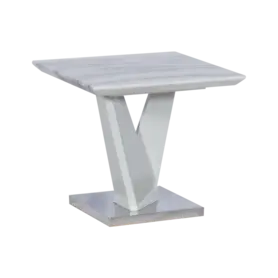 Холна маса ВЕЛИЯНА- сив цвят, тип мрамор