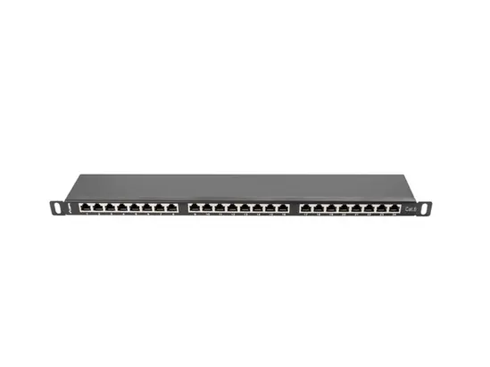 Пач панел Lanberg patch panel 24 port 0.5U CAT.6 shielded, black