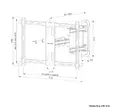 Стойка Neomounts Level-850 TV mount wall 40-70" - full motion - fast installation