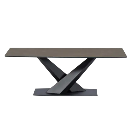 Холна маса МЕЛАНИ-  плот  керамика и закалено стъкло