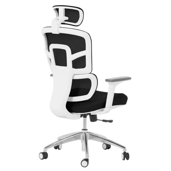 Директорски стол ГЕНАДИ-снимка отзад, бяла рамка