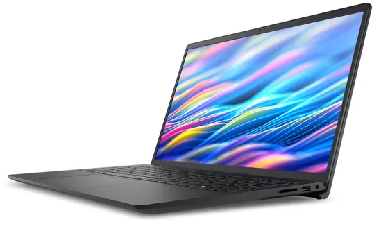 Лаптоп Dell 15 DC15250, Intel Core i5-1334U (10 cores, up to 4.60 GHz), 15.6' FHD (1920x1080) 120Hz WVA AG, 16GB, 16GBx1, DDR4, 2666 MTs, 512GB M.2 PCIe NVMe, Intel UHD Graphics, HD RGB cam, Wi-Fi 6, Win 11 pro, Bulgarian kbd, Carbon Black (Plastic), 3Y 