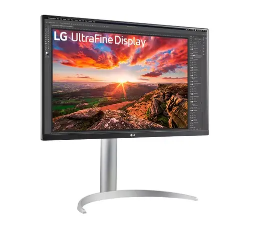 Монитор LG 27UP850K-W, 27" UltraFine UHD, IPS 4K , 5ms, 1200:1, 400cdm2, 3840 x 2160, DCI-P3 95%, HDR 400, HDMI, USB-C, PD- 96 W, DisplayPort, Reader mode, Dynamic Action Sync, Tilt, Height (Range), Swivel, Speacers 2x5W, LG Switch, Black