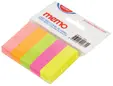 Самозалепващи индекси 15х50мм 5 цвята неон