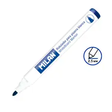 Маркер за бяла дъска Milan син 2.5 мм