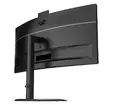Монитор AOC CU34E4CW, 34" Curved 1500R, VA, WLED, 3440x1440@120Hz, 4ms GtG, 1ms MPRT, 350cd m/2, 3500:1, 50M:1 DCR, Adaptive Sync, FlickerFree, Anti-Blue Light, 5Wx2, Webcam 5MP, Tilt, Height Adjust, Swivel, 2xHDMI, DP, USB hub, KVM, RJ45