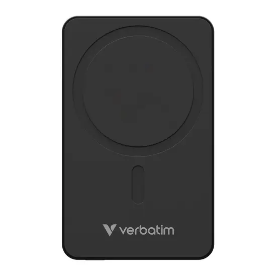 Външна батерия Verbatim Charge 'n' Go Essentials Power Bank Magnetic Wireless 10000mAh Black
