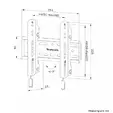 Стойка Neomounts Level-850 TV mount wall 24-65" - fixed - lockable - fast installation