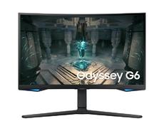 Монитор Samsung 27BG650 27' Odyssey G6 Smart, Curved 1000R, VA, 240 Hz, 1 ms GTG, 2560x1440, 350 cd/m2, 2500:1 Contrast, Eye Saver, Flicker Free, AMD FreeSync Premium Pro, DP 1.4, 2xHDMI 2.1, 2xUSB, Wi-Fi, Bluetooth, Speakers, Tizen, Black