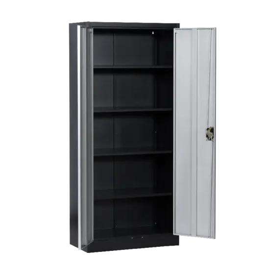 Отворен Архивен шкаф BTL L с 5 отделения 180х80х40 см - сниман отпред, с две отворени врати