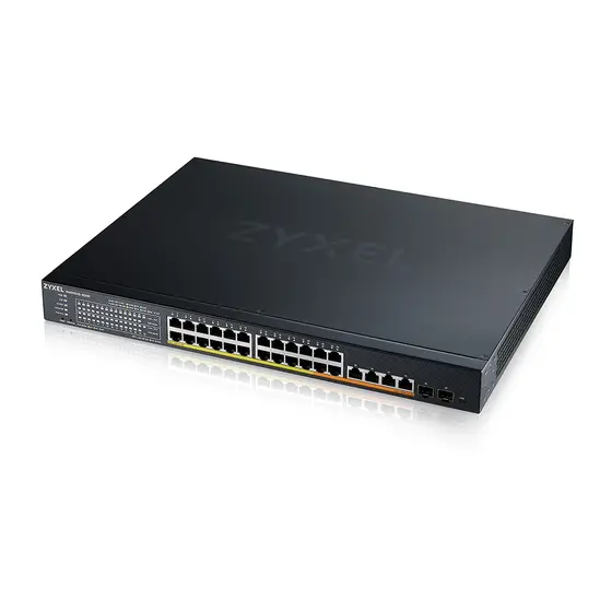 Комутатор ZyXEL XMG1930-30HP, 24-port 2.5GbE Smart Managed Layer 2 PoE 700W 22xPoE+8xPoE++ Switch with 4 10GbE and 2 SFP+ Uplink