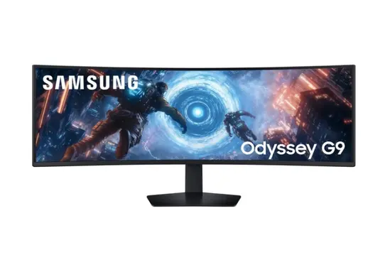 Монитор Samsung LS49FG910, 49' Odyssey G9 GAMING VA Curved OLED, 1000R, 144Hz, Smart. 32:9, 5120 x 1440, Display Port , HDMI,Micro HDMI, USB Hub, Silver