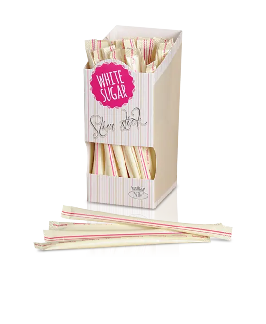 Бяла захар Slim Stick пакетче 3 гр кутия