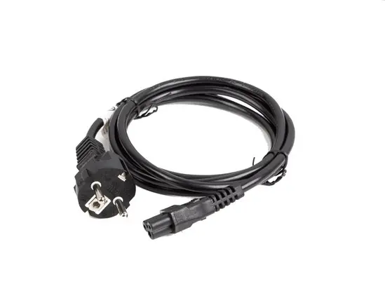 Кабел Lanberg CEE 77 (MICKEY) - IEC 320 C5 power cord 1.8m VDE Straight, black