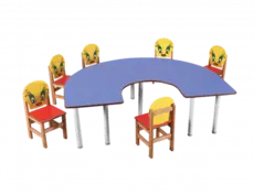 Комплект ученическа маса със столове Y 1935