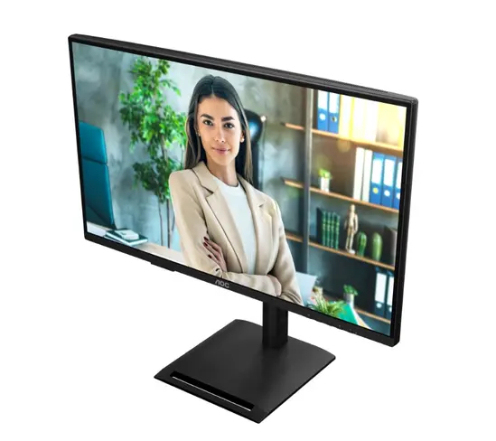 Монитор AOC Q27P4U, 27" IPS WLED, 2560x1440@120Hz, 4ms GtG, 350cd m2, 1500:1, DCR 50M:1, Adaptive Sync, FlickerFree, Anti Blue Light, 2Wx2, Tilt, Height Adjust, Pivot, Swivel, 2xHDMI, DP, USB hub
