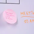 Самозалепващи листчета ф67 мм пастел