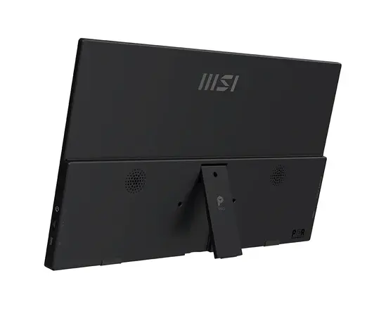 Монитор MSI PRO MP165 E6 Portable Monitor, 15.6", 4ms, 60Hz IPS, 1920x1080, EyesErgo, Anti-flicker, Less Blue Light, 250nits AG, 16.7M, 1000:1, 2xType-C(15W), HDMI(2.0b), 2x1W, Tilt, VESA 75, Black, 0.78kg