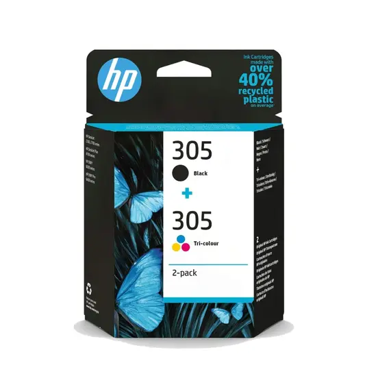 Консуматив HP 305 2-Pack Tri-colorBlack Original Ink Cartridge