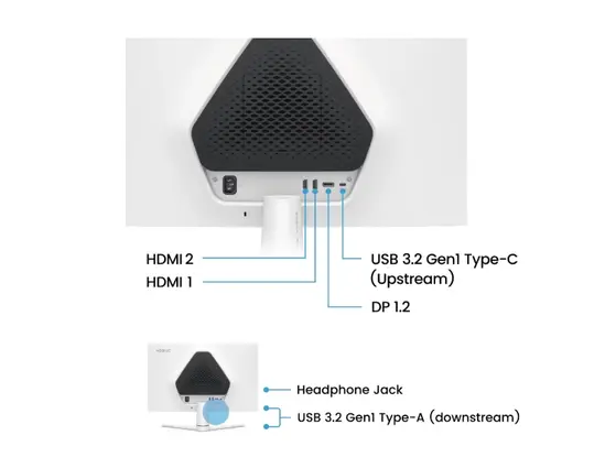 Монитор BenQ MOBIUZ EX271, 27', IPS, 180Hz, 1ms, 1920x1080 FHD, HDR400, Gaming Monitor, Color Vibrance, Light Tuner, FreeSync, Compatible with all Console (PS5 Xbox Switch Steam Deck), B.I.+, LBL, 400 nits, 1000:1, HDMI, DP, Speaker 2.5W x2,  6kg. WHITE