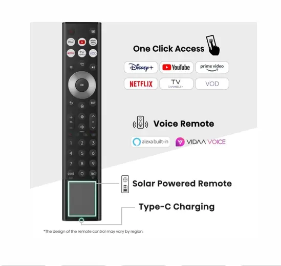 Телевизор Hisense 85"U7Q Pro, 4K Ultra HD 3840x2160, ULED, FALD, Quantum Dot, 165Hz, IPS, HDR 10+, HLG, Dolby Vision IQ, Dolby Atmos, Smart TV, WiFi 5GHz, WiFi Direct, BT, Anyview Cast,light sensor,Solar Powered Remote, 4xHDMI, 2xUSB, LAN, CI+, DVB-T2/C/S