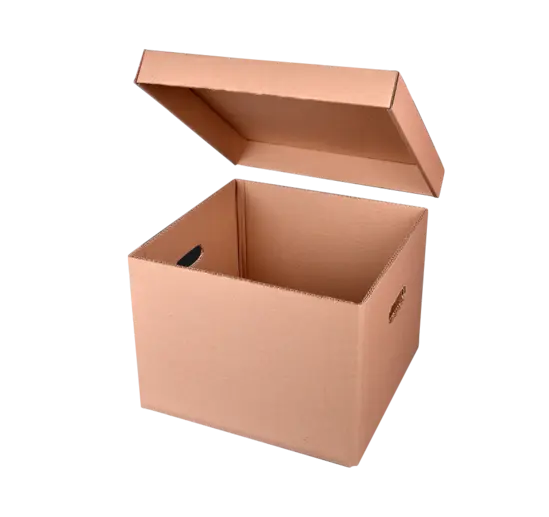 Кашон кафяв пет пласта с капак