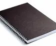 Бележник ШАГРЕН- черен цвят, със спирала