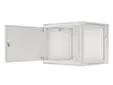 Комуникационен шкаф Lanberg rack cabinet 19' wall-mount 9U600x600 for self-assembly with metal door grey (flat pack)