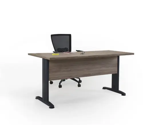 Работно офис бюро 80 см с метален крак 30 мм плот 