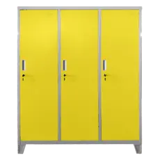 Метален гардероб детски BTL JZ с 2 отделения 150x120x40 см- снимат отпред, затворен