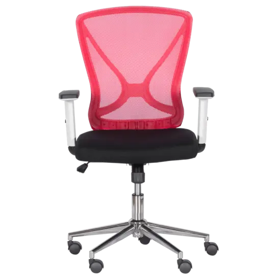 Работен стол ИГНАТ- хромирана база, регулируеми подлакутници