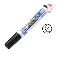 Маркер за бяла дъска Bic черен
