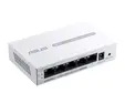 Комутатор Asus Business 5Port Smart Managed Switch PoE+,ExpertWiFi EBP15, 4 ports PoE+, 60W, VLAN, QoS, Port Mirroring, wall mounting,White