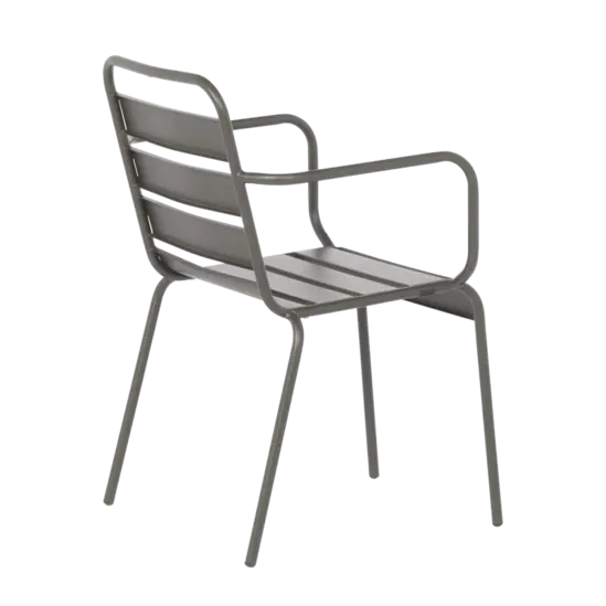 Градински стол СЕНСО- метал в цвят капучино