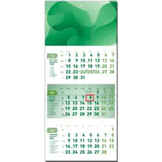 Работен календар Шайн - зелен