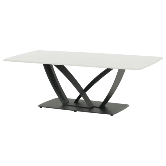 Холна маса ПАВЕЛА- бял керамичен плот