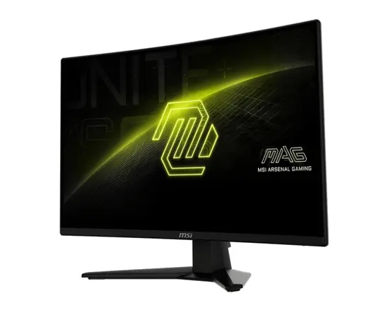 Монитор MSI MAG 274CQF, 27", 0.5ms, 180Hz, Rapid VA, 2560x1440 (WQHD), 16:9, CURVE 1500R, Adaptive-Sync, 93% DCI-P3, AG, 300 nits, 5000:1, DCR 100M:1, DP(1.4), 2xHDMI 2.0b, Tilt, VESA, Black, 3 kg